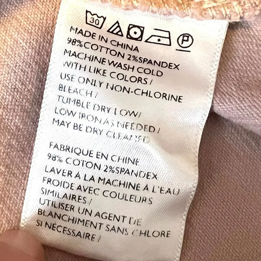 Urban Outfitters Pink Corduroy Mini Skirt Women's XS Soft Dusty Pink Cotton BDG